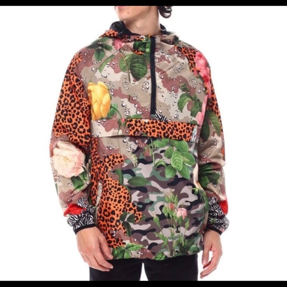 REASON 1/2 Zip Anorak Windbreaker Hoodie
